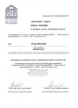 lek.dent. Kinga Maciejak Certyfikat Ochrona radiologiczna pacjenta